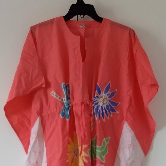 Vintage 70s daydress napdress housedress caftan NWOT - Picture 2 of 10